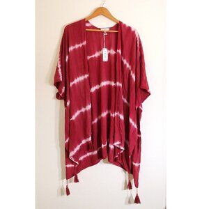 L Love Tie Dye Beach Kimono Size S/M